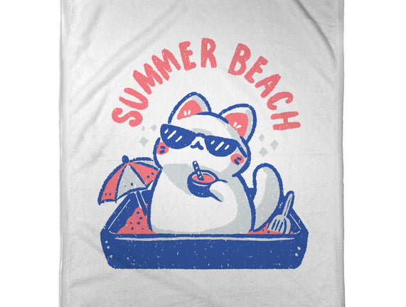 Funny Summer Beach Cat
