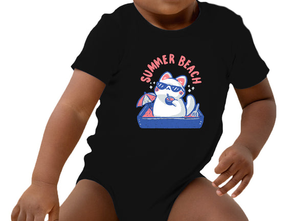 Funny Summer Beach Cat