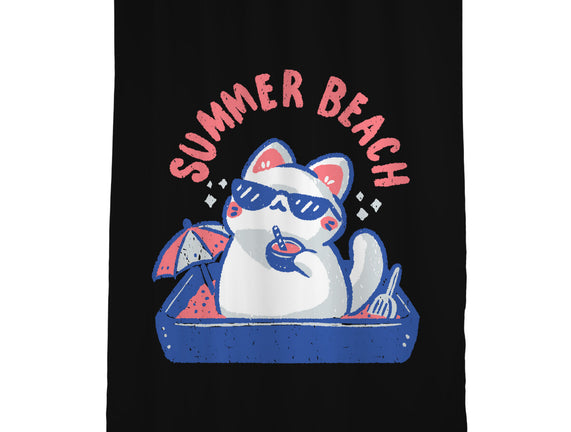 Funny Summer Beach Cat