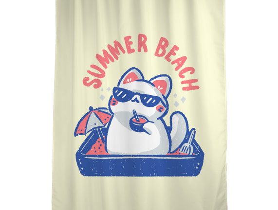 Funny Summer Beach Cat
