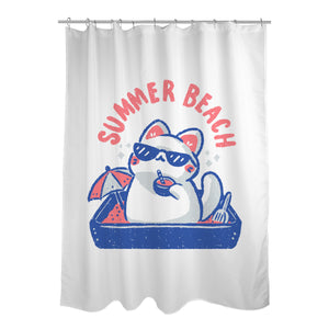 Funny Summer Beach Cat