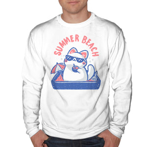 Funny Summer Beach Cat