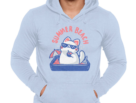 Funny Summer Beach Cat