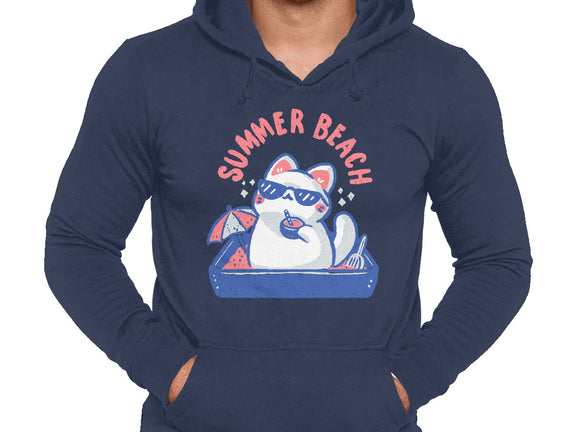 Funny Summer Beach Cat