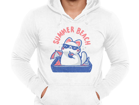 Funny Summer Beach Cat