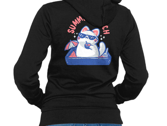 Funny Summer Beach Cat