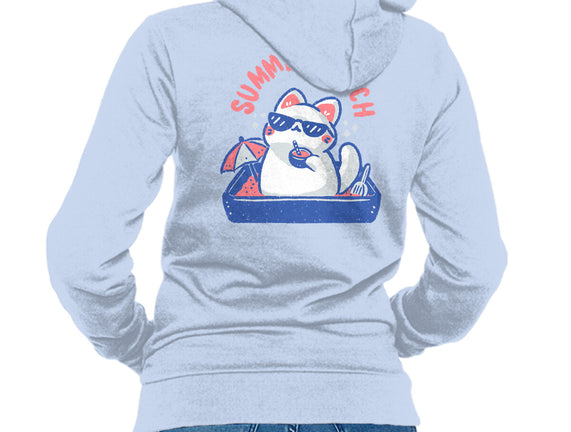 Funny Summer Beach Cat