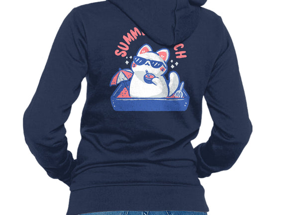 Funny Summer Beach Cat