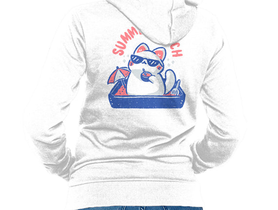 Funny Summer Beach Cat