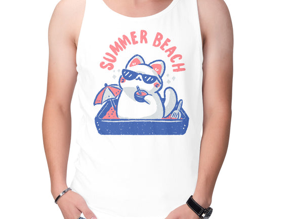Funny Summer Beach Cat