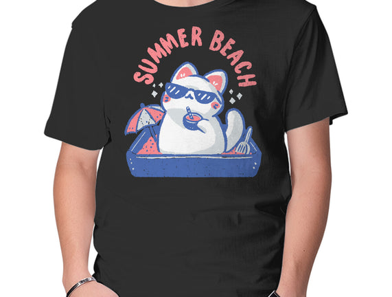 Funny Summer Beach Cat