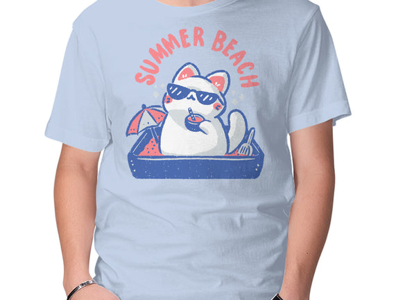 Funny Summer Beach Cat