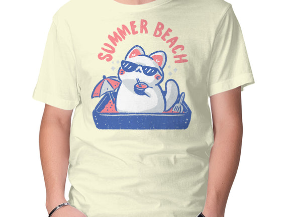 Funny Summer Beach Cat
