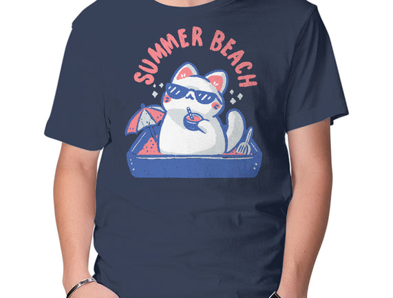 Funny Summer Beach Cat