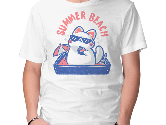 Funny Summer Beach Cat