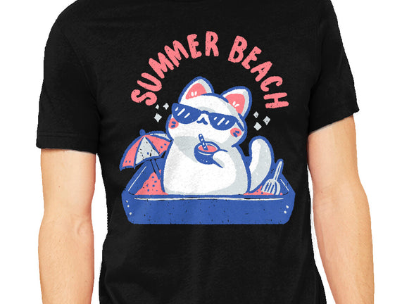 Funny Summer Beach Cat