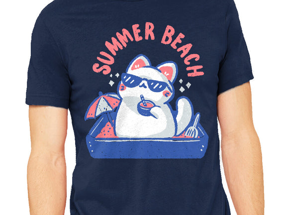 Funny Summer Beach Cat