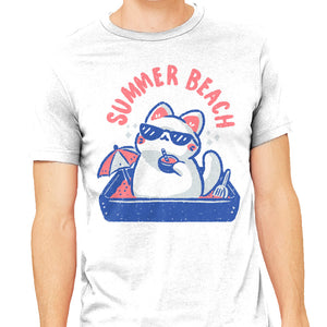 Funny Summer Beach Cat