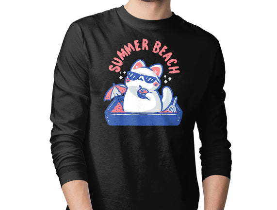 Funny Summer Beach Cat