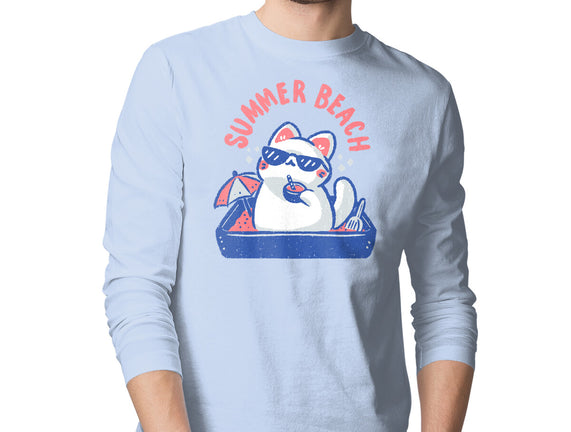 Funny Summer Beach Cat