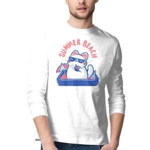 Funny Summer Beach Cat