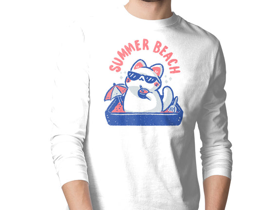 Funny Summer Beach Cat