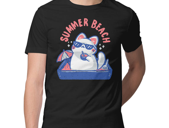 Funny Summer Beach Cat