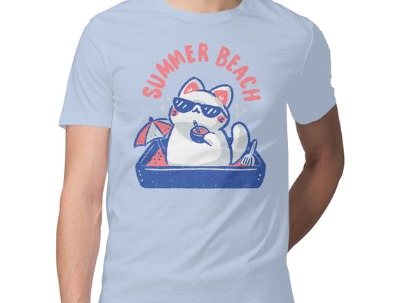 Funny Summer Beach Cat
