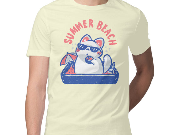 Funny Summer Beach Cat