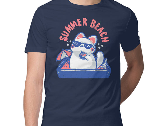 Funny Summer Beach Cat