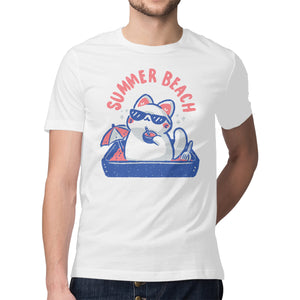 Funny Summer Beach Cat