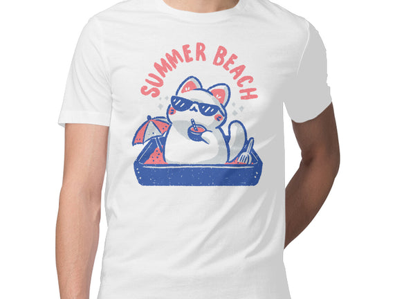 Funny Summer Beach Cat