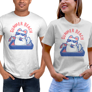 Funny Summer Beach Cat