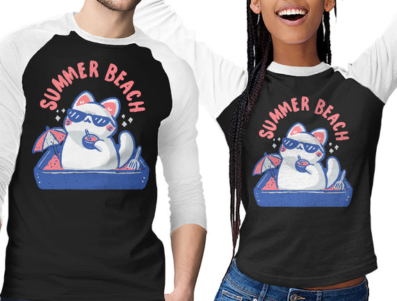 Funny Summer Beach Cat