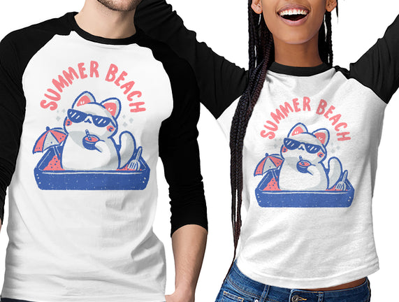 Funny Summer Beach Cat