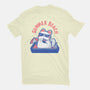 Funny Summer Beach Cat-Mens-Basic-Tee-xMorfina