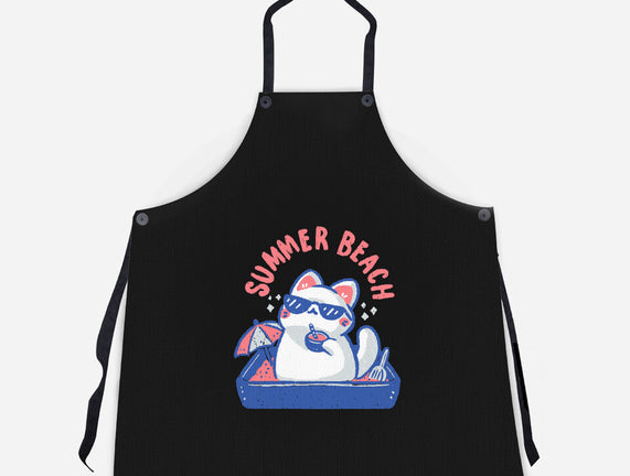 Funny Summer Beach Cat