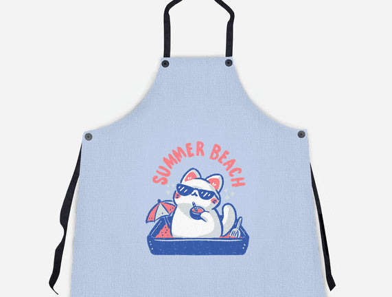 Funny Summer Beach Cat