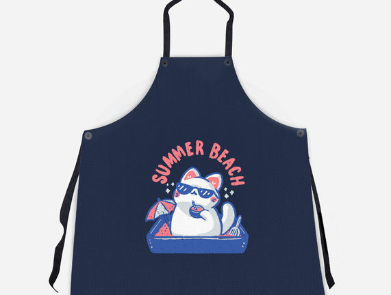 Funny Summer Beach Cat
