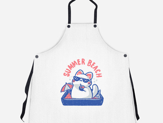 Funny Summer Beach Cat