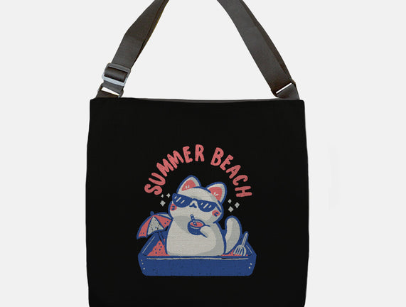 Funny Summer Beach Cat