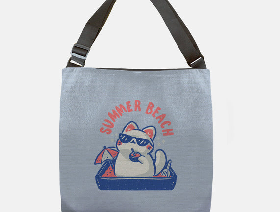 Funny Summer Beach Cat
