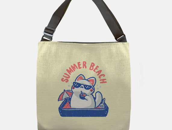 Funny Summer Beach Cat