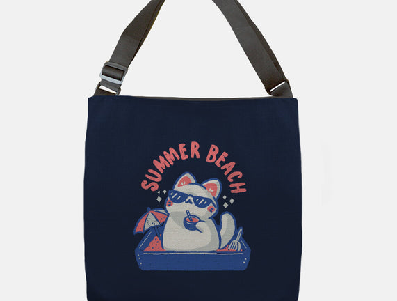 Funny Summer Beach Cat