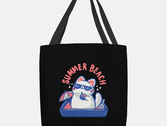 Funny Summer Beach Cat