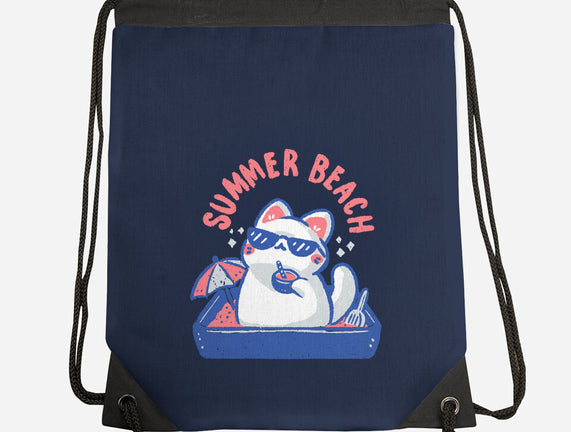 Funny Summer Beach Cat