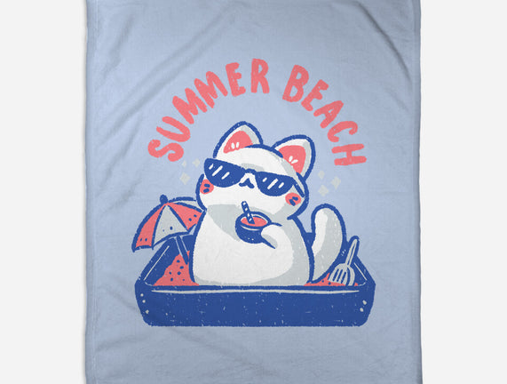 Funny Summer Beach Cat