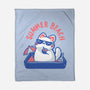 Funny Summer Beach Cat-None-Fleece-Blanket-xMorfina