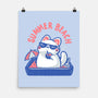 Funny Summer Beach Cat-None-Matte-Poster-xMorfina