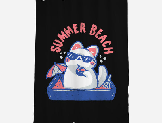 Funny Summer Beach Cat